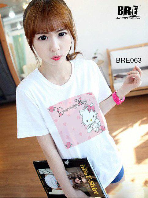 Áo thun nữ  Hello Kitty 03( mau BRE063)
