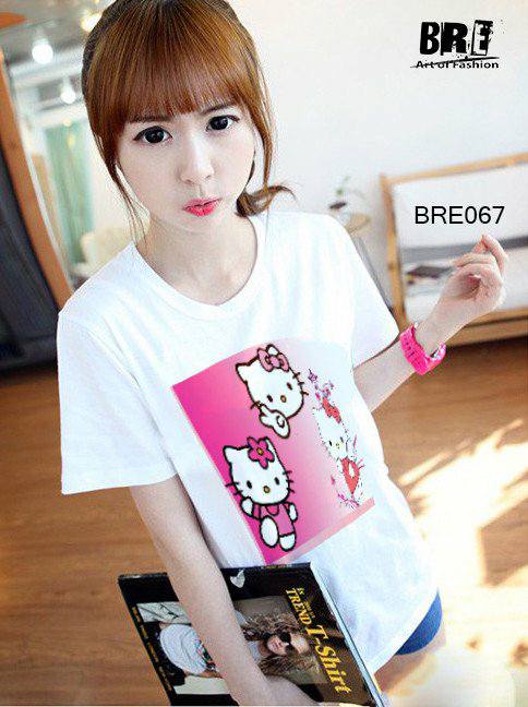 Áo thun nữ  Hello Kitty 06( mau BRE067)