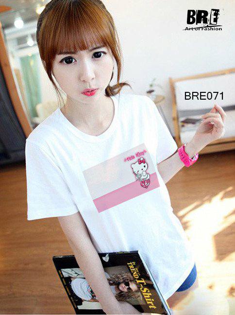 Áo thun nữ  Hello Kitty 10 ( mau BRE071)